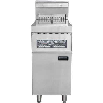 Professional Free Standing Electric Fryer Single Tank 28 L 400x800x1100 Mm | Ef9 C