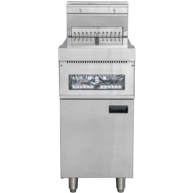 Professional Free Standing Electric Fryer Single Tank 28 L 400x800x1100 Mm | Ef9 C