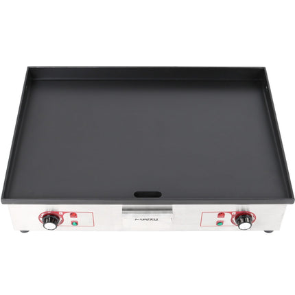 Commercial Griddle Smooth 730x500mm Enamelled Plate 3k W Electric | Eg7350