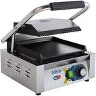 Heavy Duty Panini Contact Grill Single Ribbed/Smooth |  Egd10 B