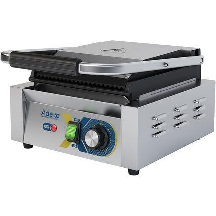 Heavy Duty Panini Contact Grill Single Ribbed/Smooth |  Egd10 B