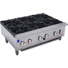Professional Gas Hotplate Cooker 6 Burners 42k W Countertop |  Ehp6 S