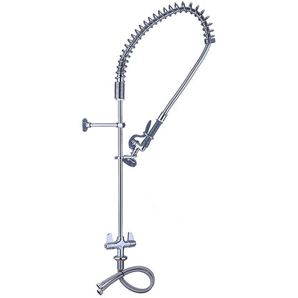Pre Rinse Spray Unit Deck Mount Double Inlet Height 1000mm Stainless Steel |  Eq2801 A