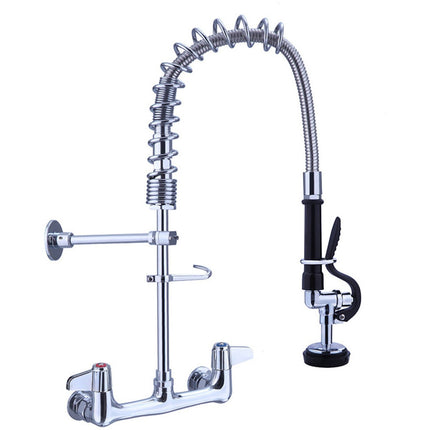 Pre Rinse Spray Unit Wall Mount Double Inlet Height 500mm Stainless Steel |  Eq7802 A