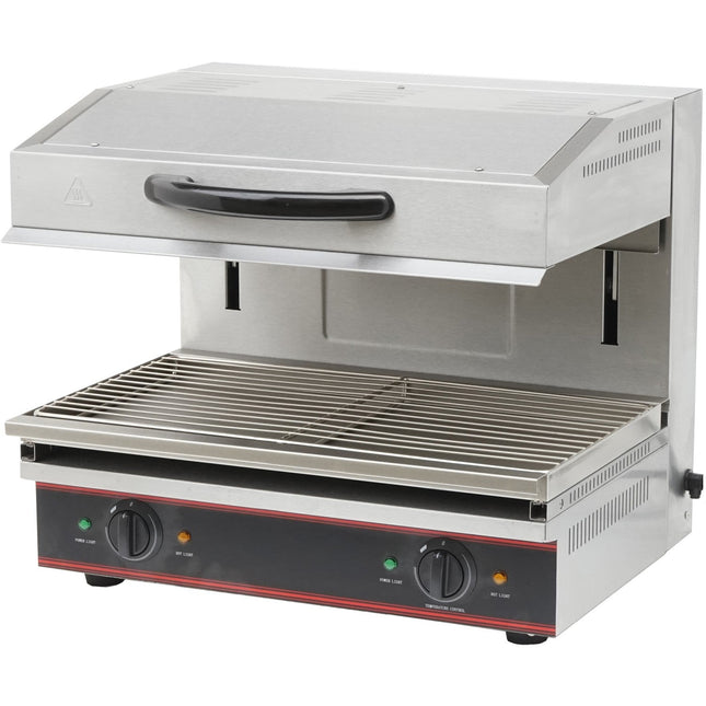 Commercial Lift Salamander Grill 3k W 590x320mm Grid Adjustable Height |  Es3000 L