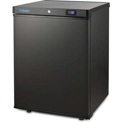 200lt Commercial Refrigerator Undercounter Single Door Black |  Dwr200 B