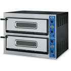 Italian Premium Electric Pizza Oven Thermometer 2 Chambers 720x720mm Capacity 4+4 Pizzas At 14&Quot; 230 V | Xts F260 Xaps 230