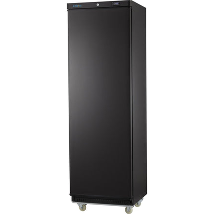 400lt Commercial Refrigerator Upright Cabinet Single Door Black |  Dwr400 Bc