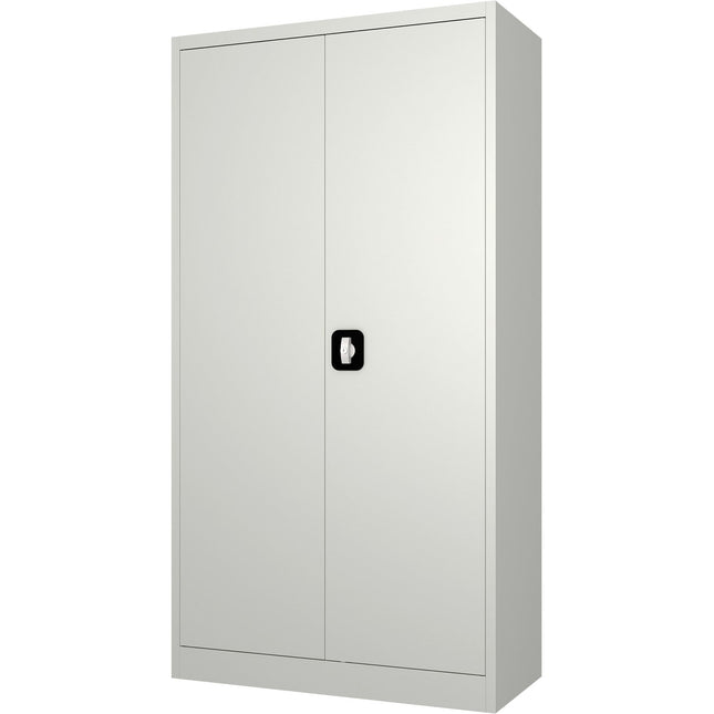 Commercial Steel Grey/White Storage Cupboard With 4 Shelves And Lock 800x400x1800mm |  Fca18 White