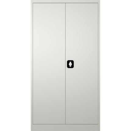 Commercial Steel Grey/White Storage Cupboard With 4 Shelves And Lock 800x400x1800mm |  Fca18 White