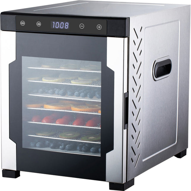 Commercial Food Dehydrator 10 Removable Trays 0.9k W |  Fd10 A