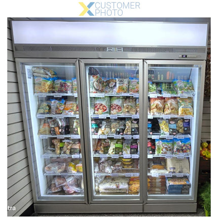 Commercial Display Freezer 1563 Litres Triple Hinged Doors Top Mount |  Ff777 Top