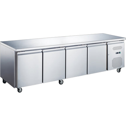 Commercial Refrigerated Counter 4 Doors Depth 600mm |  Rs41 V