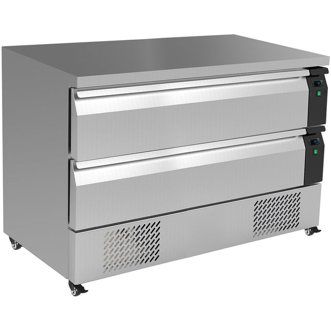 Flex Drawer Counter Fridge &Amp; Freezer 1230x700x840mm 6x Gn1/1 |  Cbf122