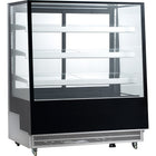 Display Merchandiser Fridge 650 Litres 3 Shelves Black &Amp; Stainless Steel |  Ft500 L