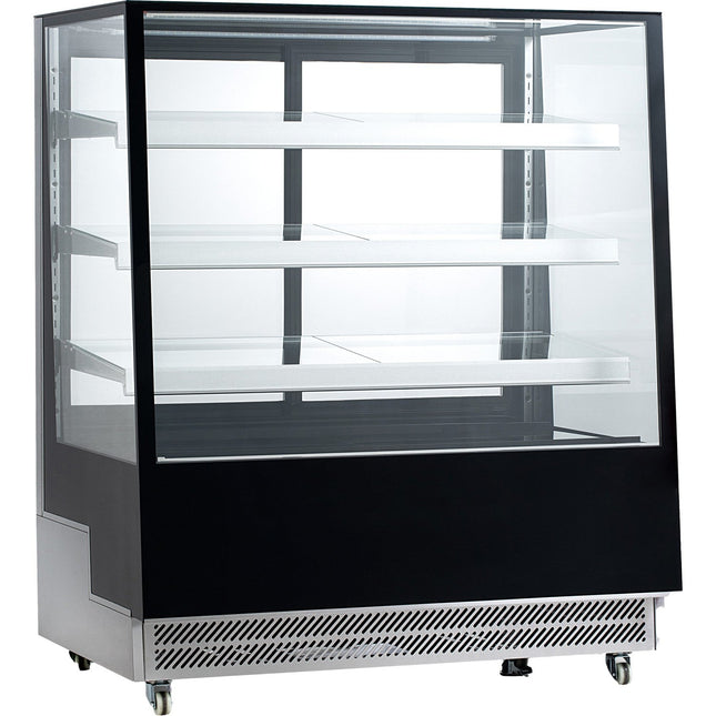 Display Merchandiser Fridge 650 Litres 3 Shelves Black &Amp; Stainless Steel |  Ft500 L