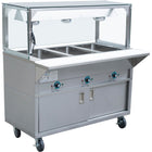 Mobile Bainmarie With Cupboard &Amp; Heated Overshelf 3x Gn1/1 |  Est3 Swcbsd Ftgsg1948