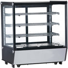 Display Merchandiser Fridge Countertop 185 Litres 3 Shelves Black &Amp; Stainless Steel |  Ftw185 Z