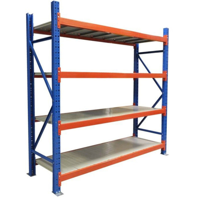 Long Span Warehouse Racking 2000x600x2000mm 4 Shelves |  Fuji410