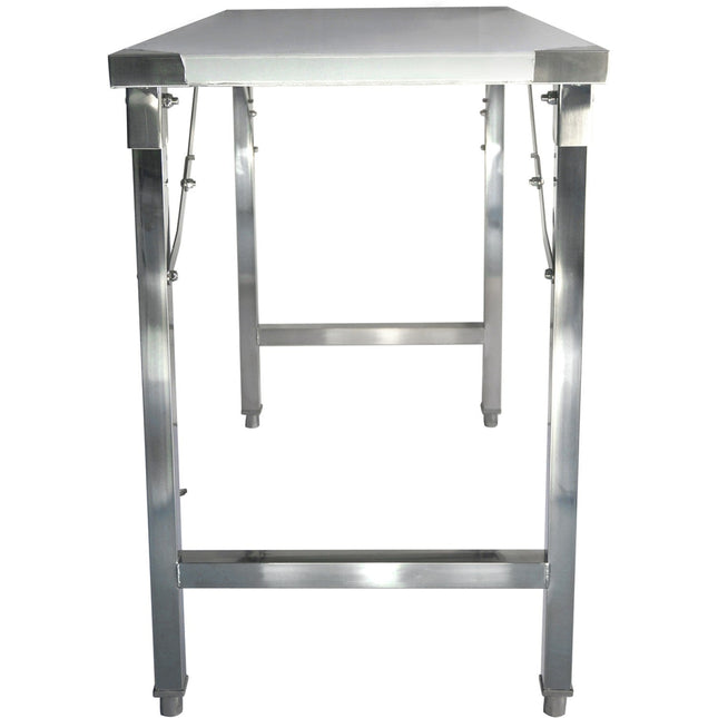 Folding Stainless Steel Work Table 1800x600x850mm | Fw41876150