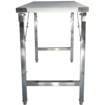Folding Stainless Steel Work Table 1000x600x850mm |  Fw4187645
