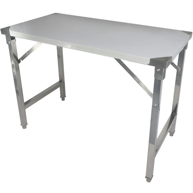 Folding Stainless Steel Work Table 1000x600x850mm |  Fw4187645