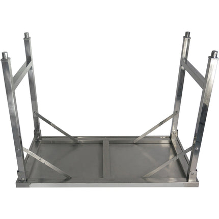 Folding Stainless Steel Work Table 1200x600x850mm |  Fw4187660