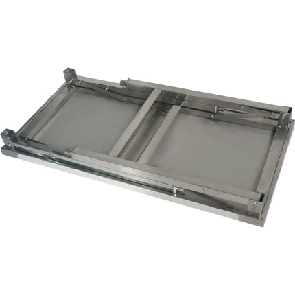 Folding Stainless Steel Work Table 1000x600x850mm |  Fw4187645