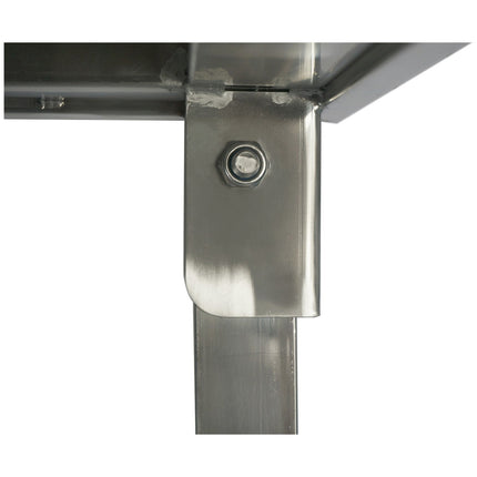 Folding Stainless Steel Work Table 1000x600x850mm |  Fw4187645