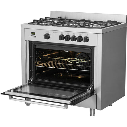 Professional Gas Range 5 Burners 10k W Gas Oven 4.2k W |  G36 D085010