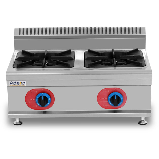 Commercial Countertop Gas Cooker 2 Burners Natural Gas |  Gb2 T