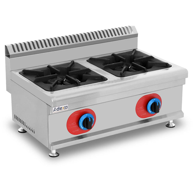Commercial Countertop Gas Cooker 2 Burners Natural Gas |  Gb2 T