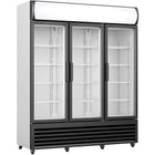 Commercial Triple Bottle Cooler Upright 1065 Litres Fan Assisted Cooling Hinged Doors Black&Amp;White |  Gdr666