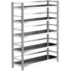 Commercial Shelving Unit 5 Shelves Stainless Steel 1200x500x1810mm |  Gew20