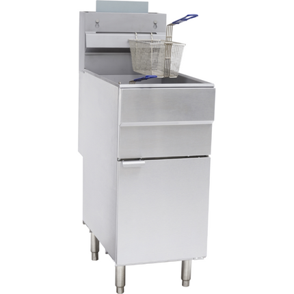 Commercial Gas Tube Fryer 20 L Free Standing 26.4k W |  Gf90
