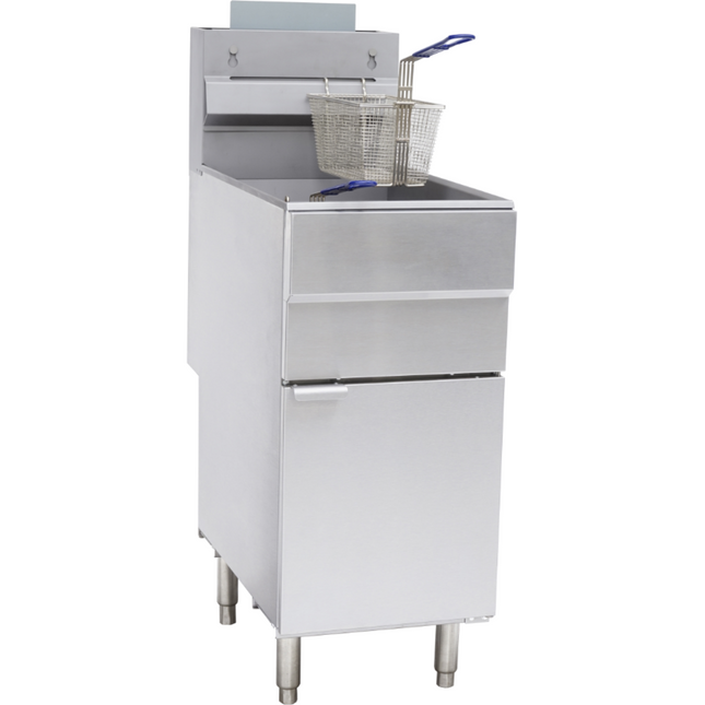 Commercial Gas Tube Fryer 20 L Free Standing 26.4k W |  Gf90
