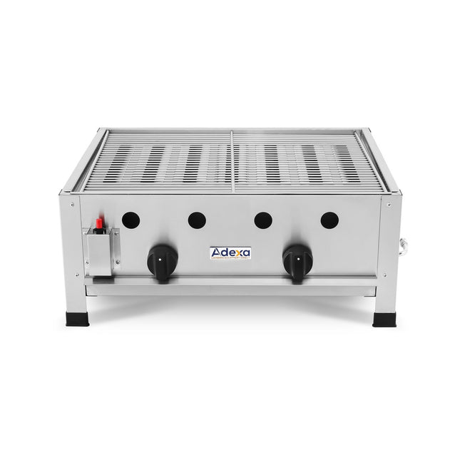 Commercial Gas Bbq Grill 2 Burners Table Top |  Gg1102 B