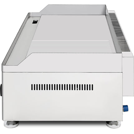 Commercial Gas Griddle Smooth/Ribbed Plate 3 Zones 9k W Countertop |  Ggn10002