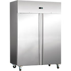 1476lt Commercial Freezer Stainless Steel Upright Cabinet Twin Door Gn2/1 Ventilated Cooling |  Thl1410 Bt