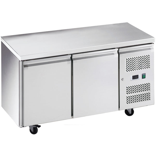 Professional Refrigerated Counter 2 Doors Depth 600mm |  Thsnack2100 Tn