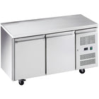 Commercial Freezer Counter Ventilated 2 Doors Depth 600mm |  Thsnack2100 Bt