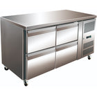 Commercial Refrigerated Counter 4 Drawers Depth 700mm |  Thp2140 Tn