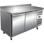 Professional Refrigerated Counter With Upstand 2 Doors Depth 600mm |  Rs22 V