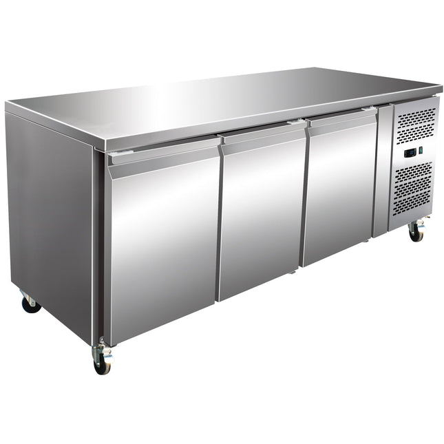 Commercial Freezer Counter Ventilated 3 Doors Depth 600mm |  Thsnack3100 Bt