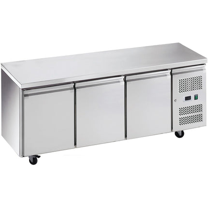 Commercial Freezer Counter Ventilated 3 Doors Depth 700mm |  Thp3100 Bt