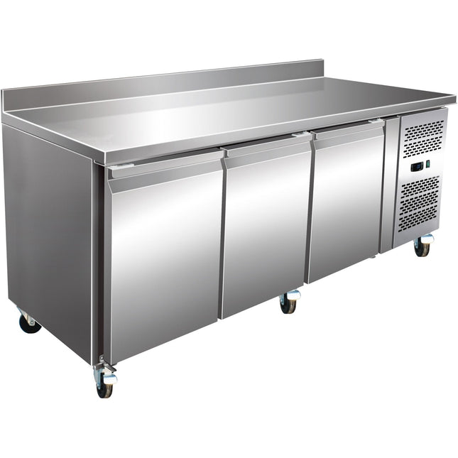 Commercial Freezer Counter With Upstand 3 Doors Depth 700mm |  Thp3200 Bt