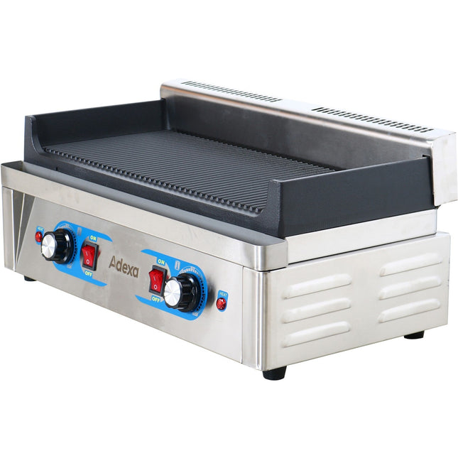 Professional Grill Electric 1 Zone 2.3k W Ribbed Cast Iron Top |  Gp5530 Ew
