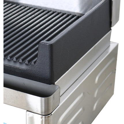 Professional Grill Electric 1 Zone 2.3k W Ribbed Cast Iron Top |  Gp5530 Ew