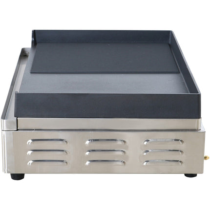 Professional Grill Electric 2 Zones 4.6k W Smooth/Ribbed Cast Iron Top | Gp7050 Egw