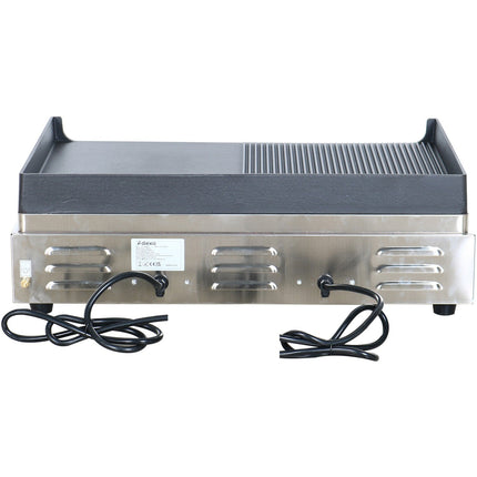 Professional Grill Electric 2 Zones 4.6k W Smooth/Ribbed Cast Iron Top | Gp7050 Egw